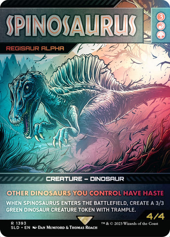 Spinosaurus - Regisaur Alpha (Rainbow Foil) [Secret Lair Drop Series] - The Mythic Store | 24h Order Processing