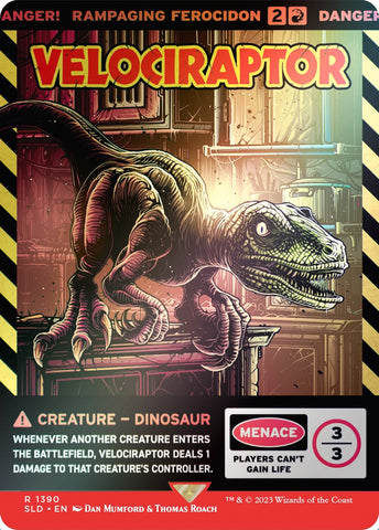 Velociraptor - Rampaging Ferocidon (Rainbow Foil) [Secret Lair Drop Series] - The Mythic Store | 24h Order Processing