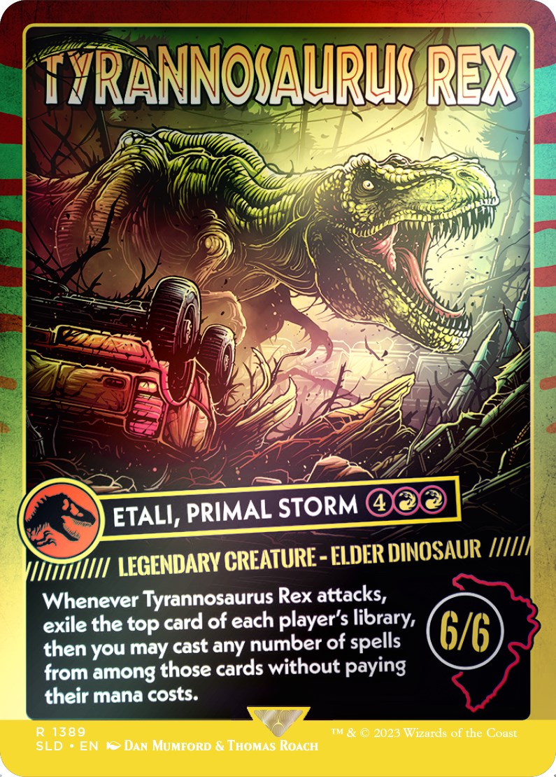 Tyrannosaurus Rex - Etali, Primal Storm (Rainbow Foil) [Secret Lair Drop Series] - The Mythic Store | 24h Order Processing