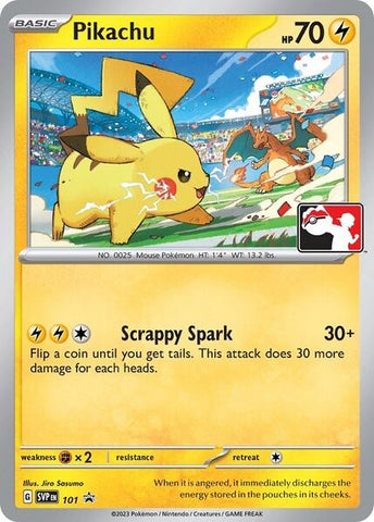 Pikachu (101) (Play Pokemon Promo) [League & Championship Cards] - The Mythic Store | 24h Order Processing