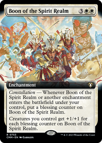 Boon of the Spirit Realm (Extended Art) [Commander Masters] - The Mythic Store | 24h Order Processing