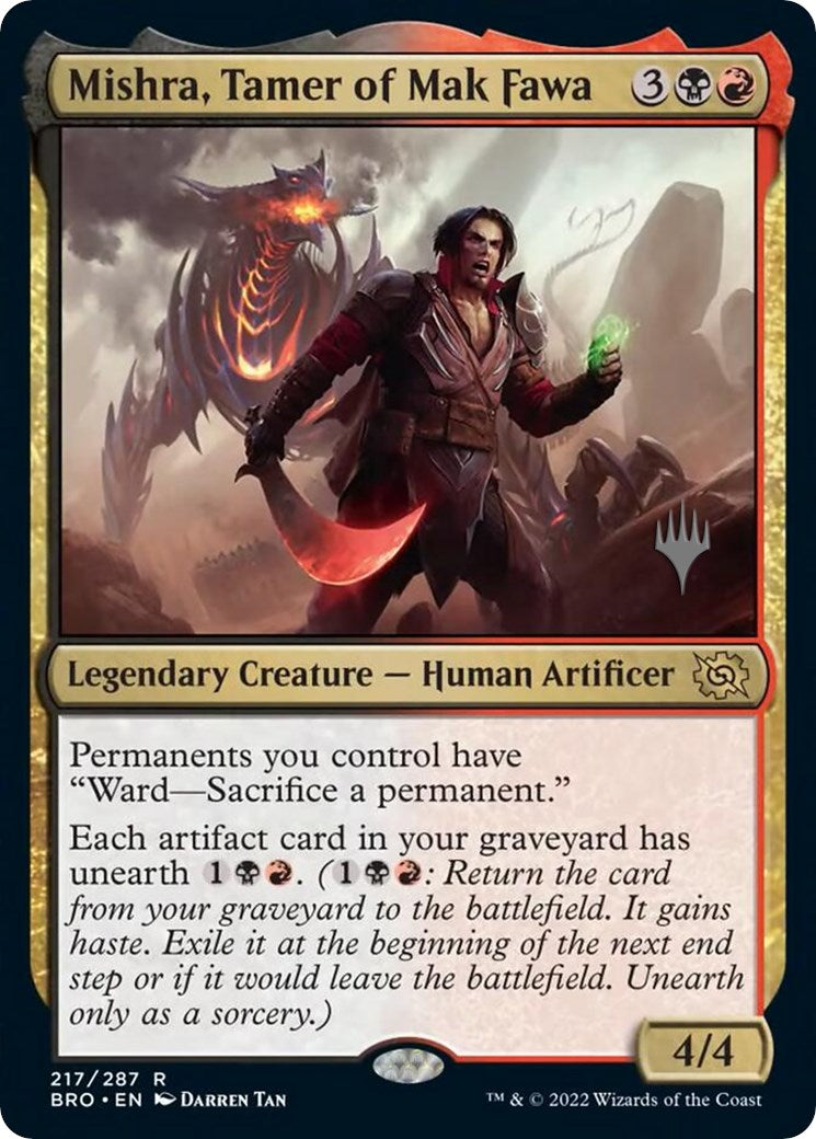 Mishra, Tamer of Mak Fawa (Promo Pack) [The Brothers' War Promos] - The Mythic Store | 24h Order Processing