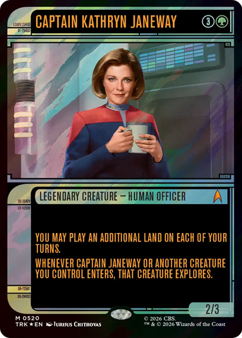 Captain Kathryn Janeway (Showcase) (Surge Foil) [Star Trek] - The Mythic Store | 24h Order Processing