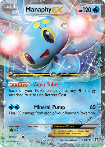 Manaphy EX (32/122) [XY: BREAKpoint] - The Mythic Store | 24h Order Processing