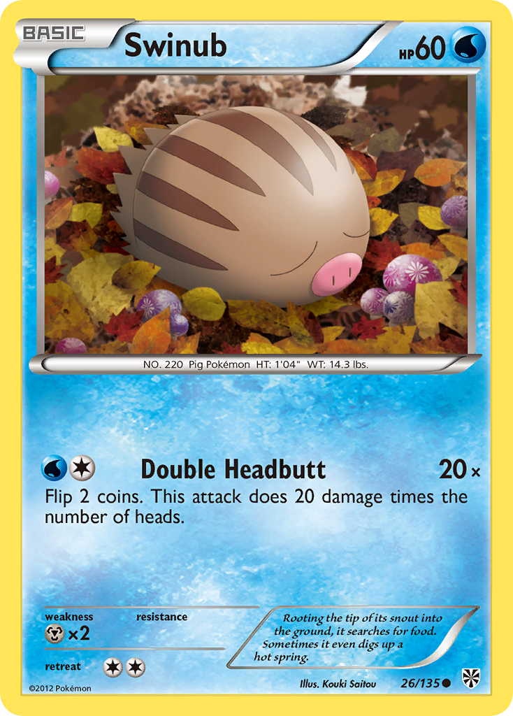Swinub (26/135) [Black & White: Plasma Storm] - The Mythic Store | 24h Order Processing