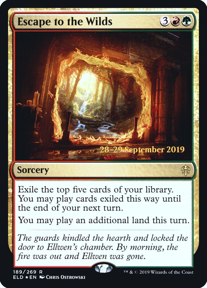 Escape to the Wilds [Throne of Eldraine Prerelease Promos] - The Mythic Store | 24h Order Processing