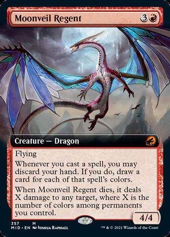 Moonveil Regent (Extended Art) [Innistrad: Midnight Hunt] - The Mythic Store | 24h Order Processing