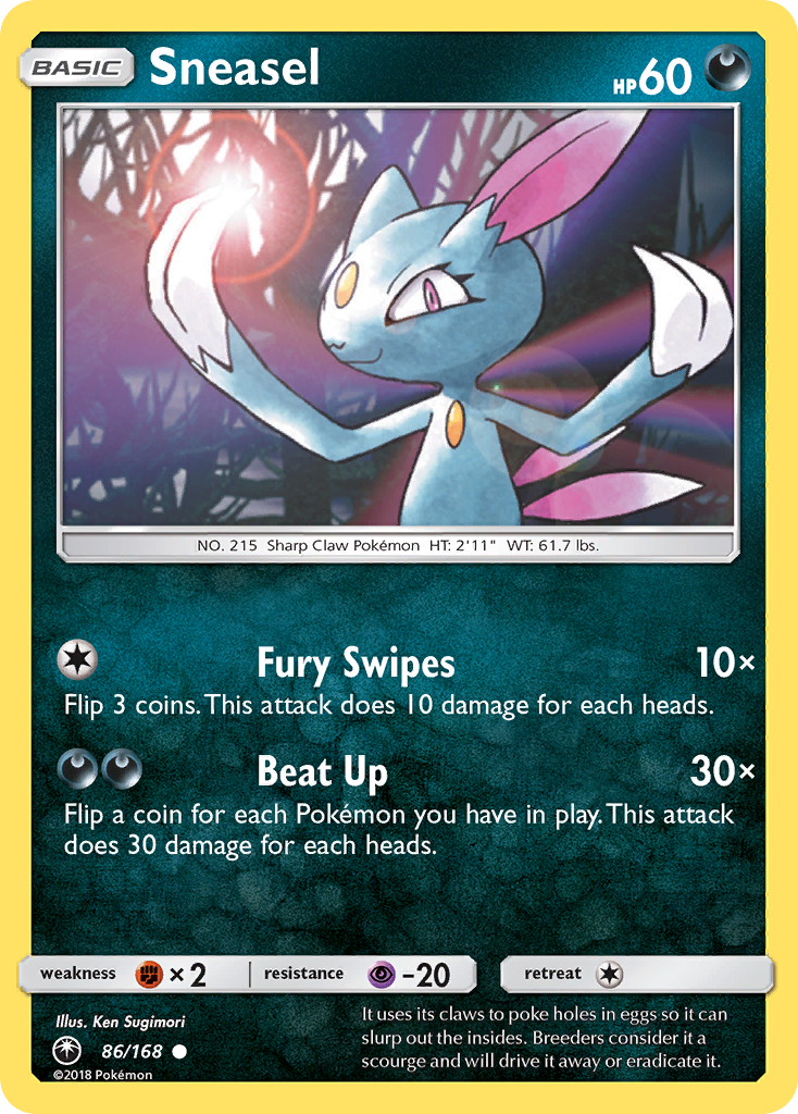Sneasel (86/168) [Sun & Moon: Celestial Storm] - The Mythic Store | 24h Order Processing