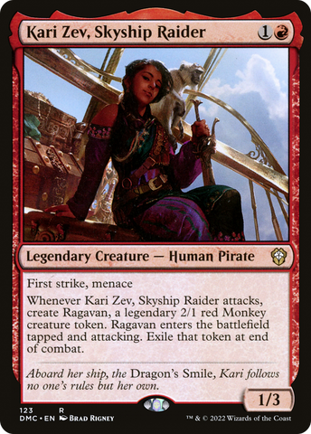 Kari Zev, Skyship Raider [Dominaria United Commander] - The Mythic Store | 24h Order Processing
