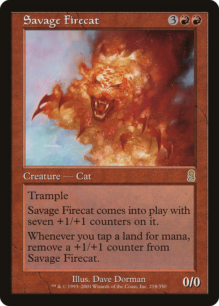Savage Firecat [Odyssey] - The Mythic Store | 24h Order Processing