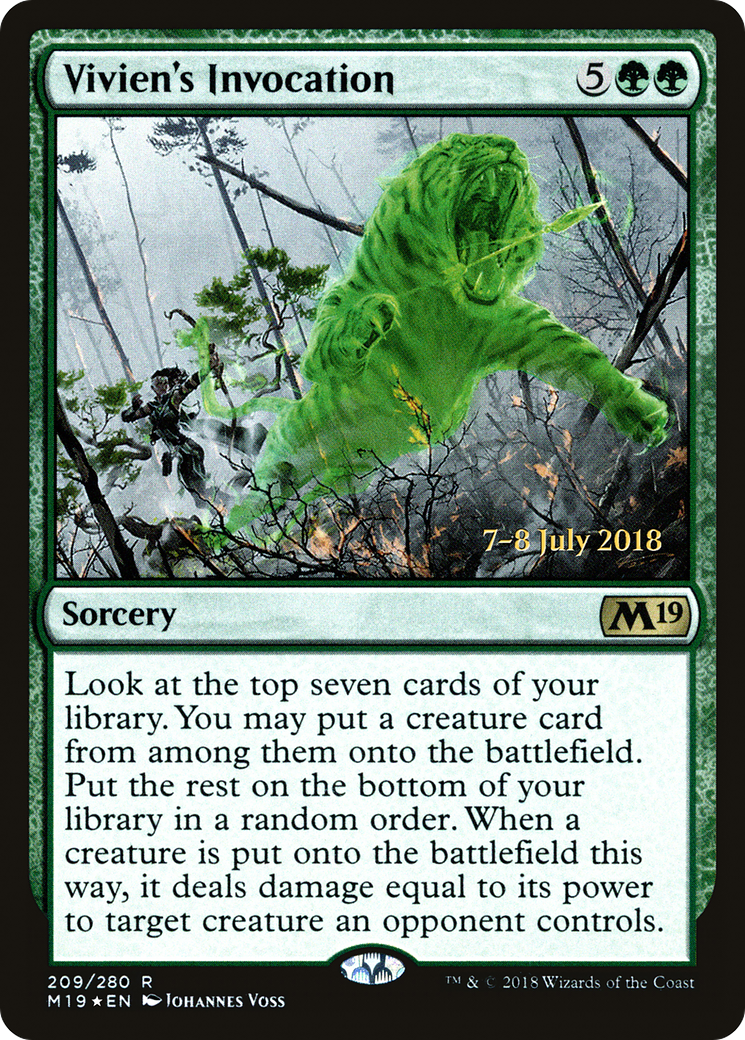 Vivien's Invocation [Core Set 2019 Prerelease Promos] - The Mythic Store | 24h Order Processing