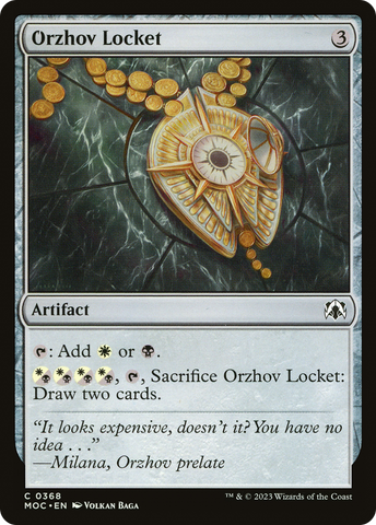 Orzhov Locket [March of the Machine Commander] - The Mythic Store | 24h Order Processing