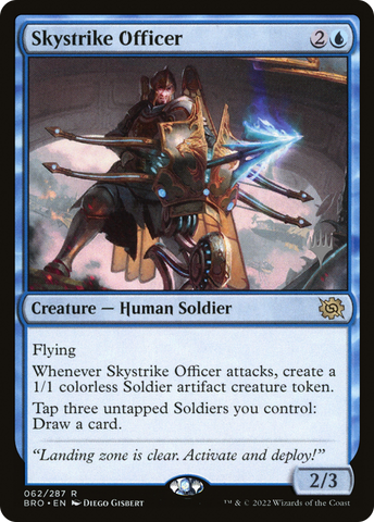 Skystrike Officer (Promo Pack) [The Brothers' War Promos] - The Mythic Store | 24h Order Processing