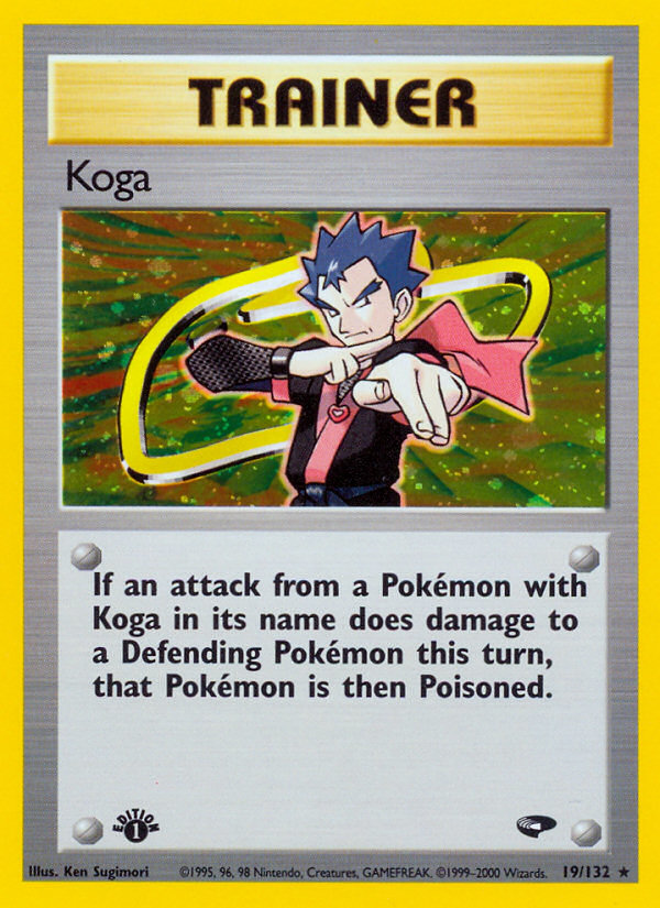Koga (19/132) [Gym Challenge 1st Edition] - The Mythic Store | 24h Order Processing