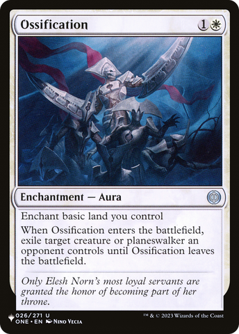 Ossification [The List] - The Mythic Store | 24h Order Processing