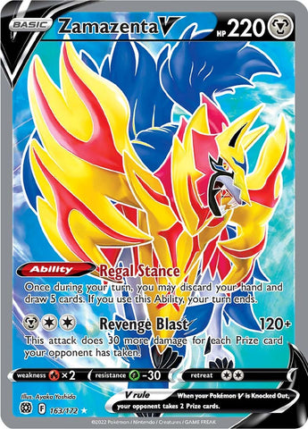 Zamazenta V (163/172) [Sword & Shield: Brilliant Stars] - The Mythic Store | 24h Order Processing