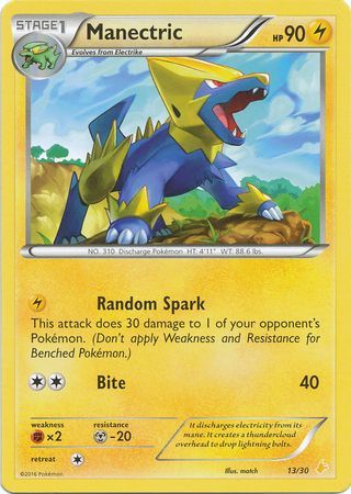 Manectric (13/30) [XY: Trainer Kit 3 - Pikachu Libre] - The Mythic Store | 24h Order Processing