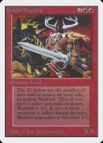 Keldon Warlord [Unlimited Edition] - The Mythic Store | 24h Order Processing