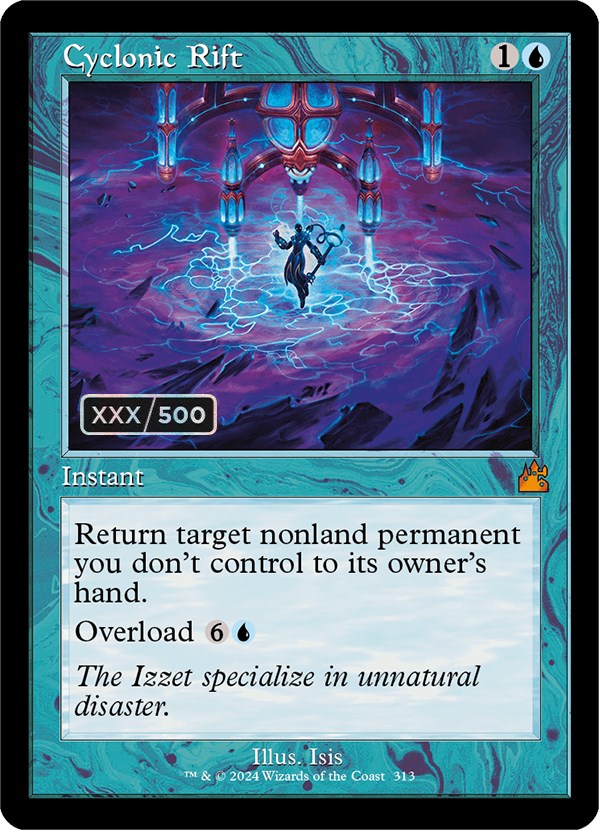 Cyclonic Rift (Retro) (Serialized) [Ravnica Remastered] - The Mythic Store | 24h Order Processing