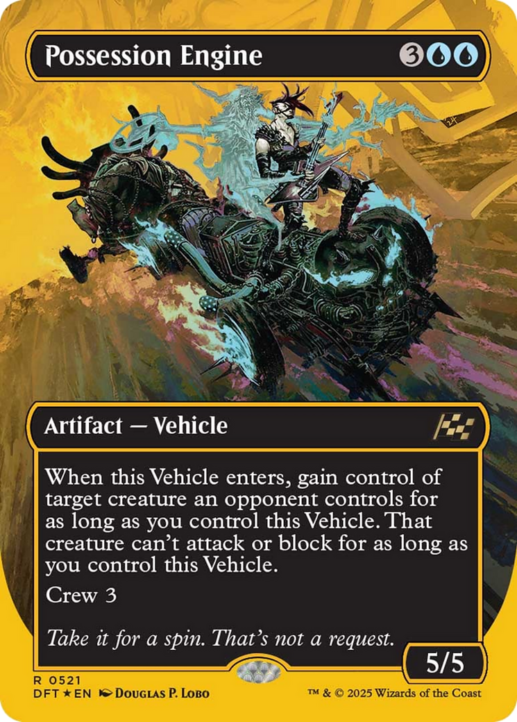 Possession Engine (Borderless) (First-Place Foil) [Aetherdrift] - The Mythic Store | 24h Order Processing