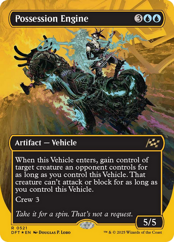 Possession Engine (Borderless) (First-Place Foil) [Aetherdrift] - The Mythic Store | 24h Order Processing