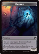 Elemental (0020) // Manifest Double-Sided Token [Secrets of Strixhaven Commander Tokens] - The Mythic Store | 24h Order Processing