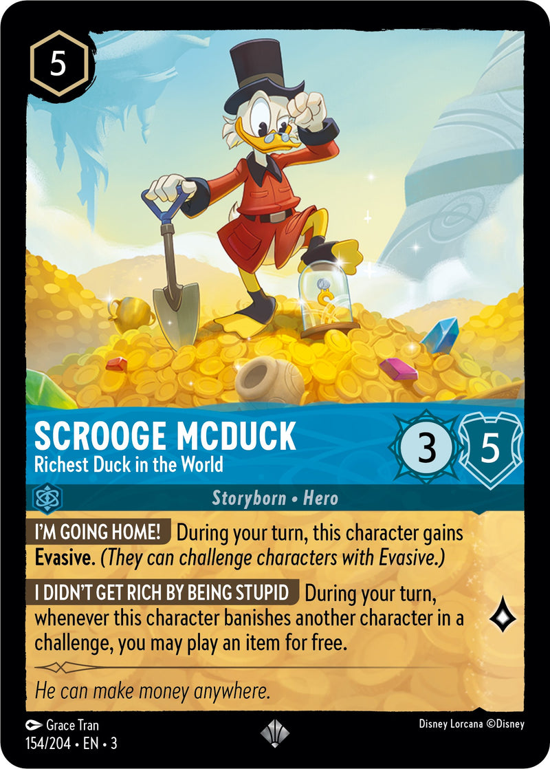 Scrooge McDuck - Richest Duck in the World (154/204) [Into the Inklands] - The Mythic Store | 24h Order Processing