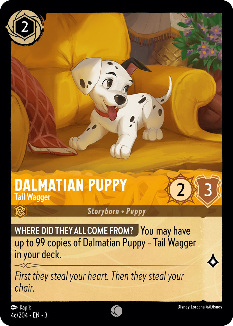 Dalmatian Puppy - Tail Wagger (4c) (4c/204) [Into the Inklands] - The Mythic Store | 24h Order Processing