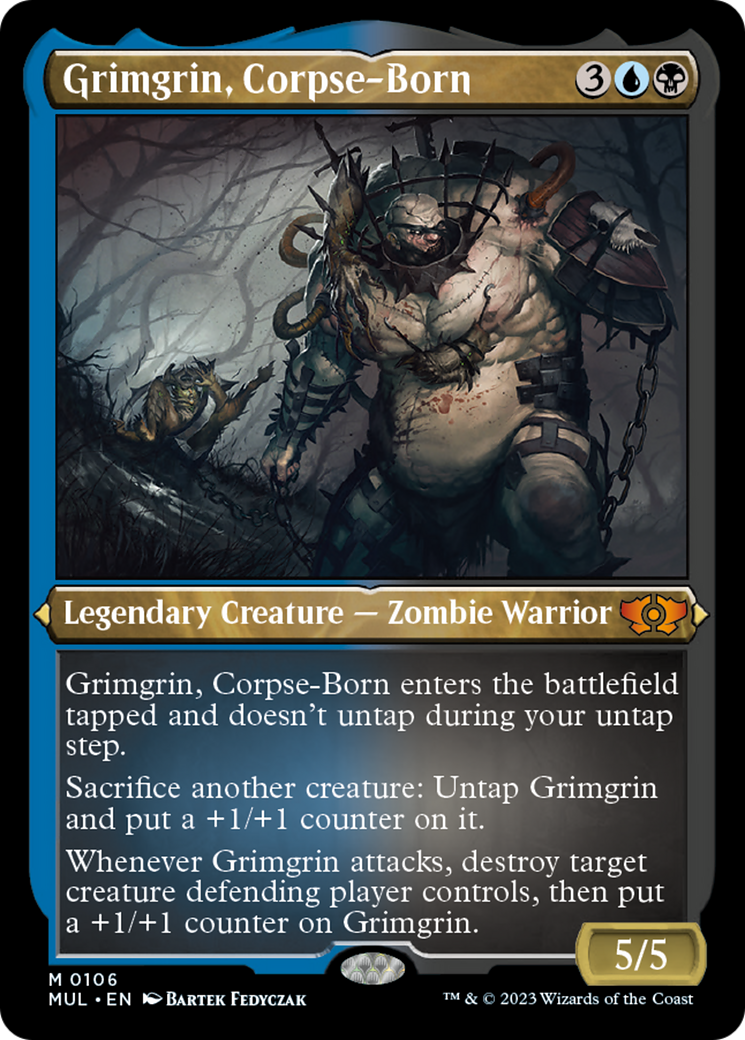 Grimgrin, Corpse-Born (Foil Etched) [Multiverse Legends] - The Mythic Store | 24h Order Processing