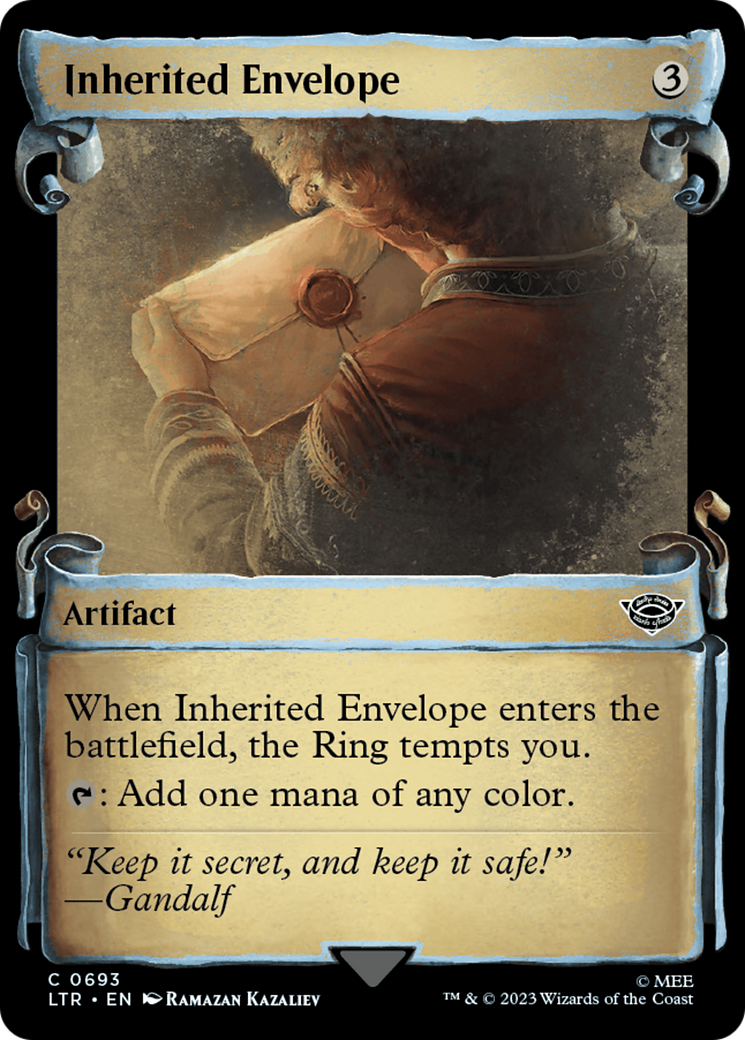 Inherited Envelope [The Lord of the Rings: Tales of Middle-Earth Showcase Scrolls] - The Mythic Store | 24h Order Processing