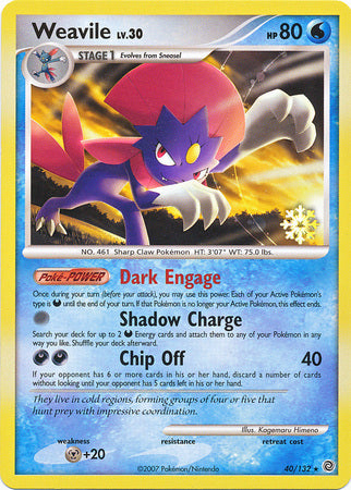 Weavile (40/132) [Countdown Calendar Promos] - The Mythic Store | 24h Order Processing