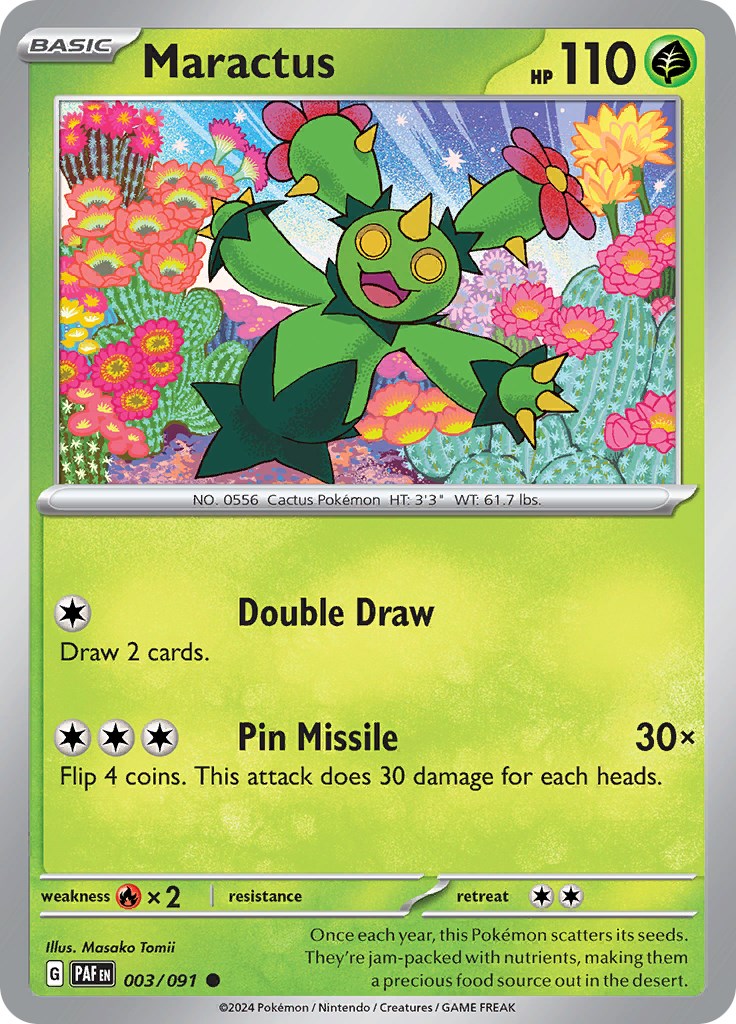 Maractus (003/091) [Scarlet & Violet: Paldean Fates] - The Mythic Store | 24h Order Processing