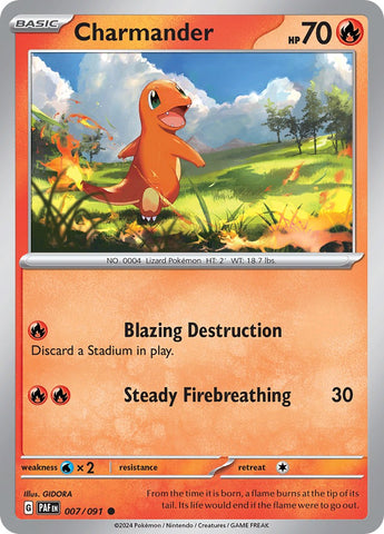 Charmander (007/091) [Scarlet & Violet: Paldean Fates] - The Mythic Store | 24h Order Processing