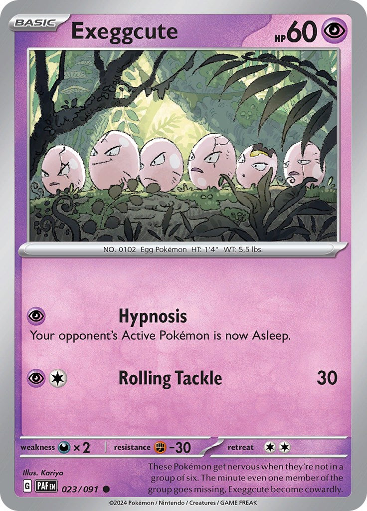 Exeggcute (023/091) [Scarlet & Violet: Paldean Fates] - The Mythic Store | 24h Order Processing