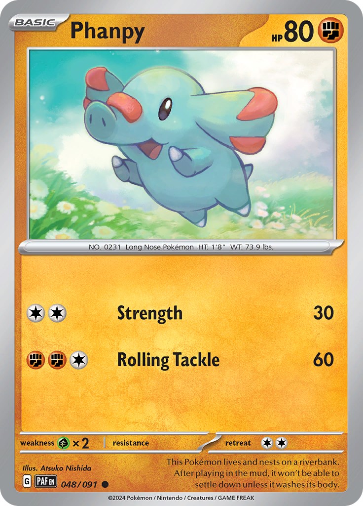 Phanpy (048/091) [Scarlet & Violet: Paldean Fates] - The Mythic Store | 24h Order Processing