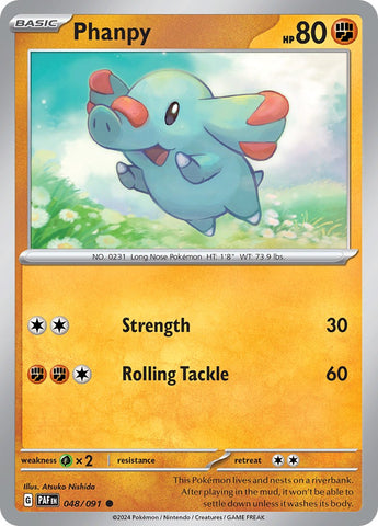 Phanpy (048/091) [Scarlet & Violet: Paldean Fates] - The Mythic Store | 24h Order Processing