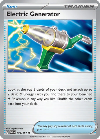 Electric Generator (079/091) [Scarlet & Violet: Paldean Fates] - The Mythic Store | 24h Order Processing