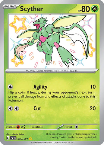 Scyther (095/091) [Scarlet & Violet: Paldean Fates] - The Mythic Store | 24h Order Processing