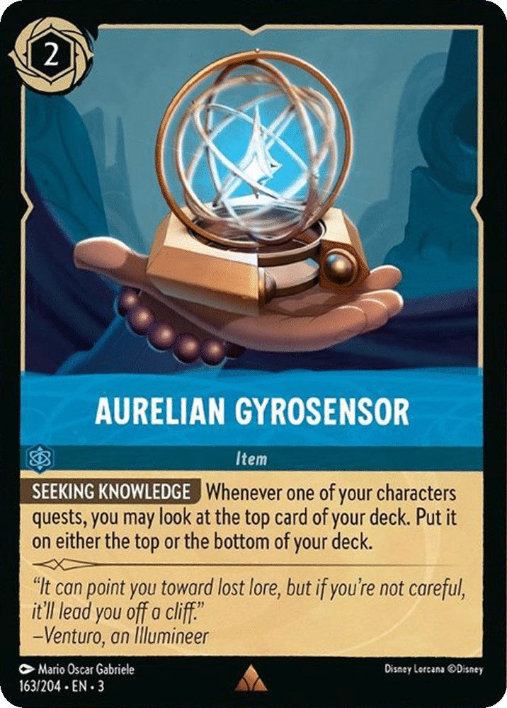 Aurelian Gyrosensor (163/204) [Into the Inklands] - The Mythic Store | 24h Order Processing