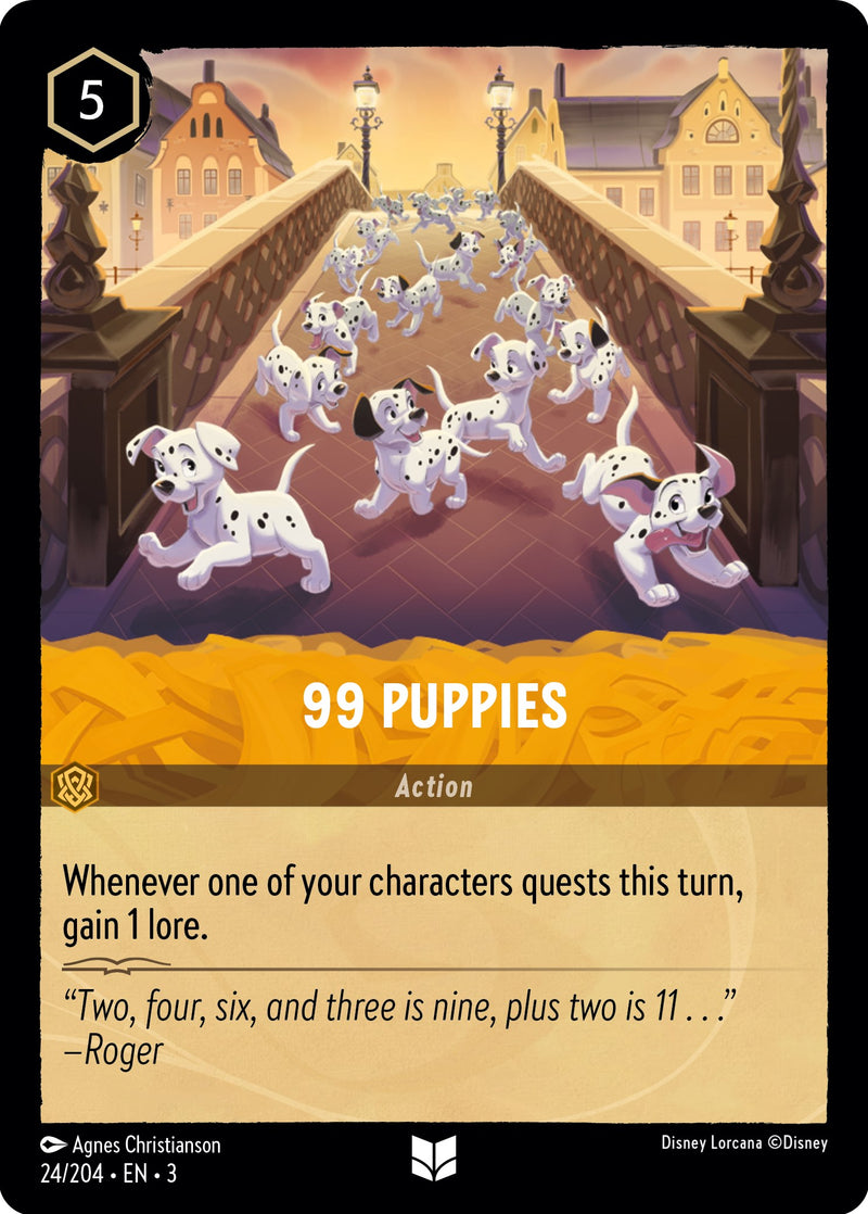99 Puppies (24/204) [Into the Inklands] - The Mythic Store | 24h Order Processing