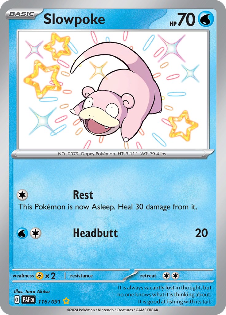 Slowpoke (116/091) [Scarlet & Violet: Paldean Fates] - The Mythic Store | 24h Order Processing