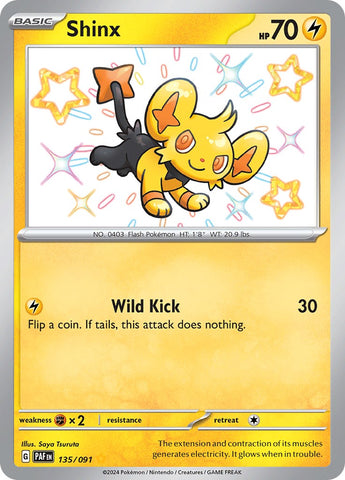 Shinx (135/091) [Scarlet & Violet: Paldean Fates] - The Mythic Store | 24h Order Processing