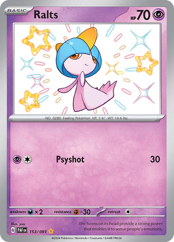 Ralts (153/091) [Scarlet & Violet: Paldean Fates] - The Mythic Store | 24h Order Processing