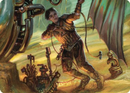 Mishra, Excavation Prodigy Art Card [The Brothers' War Art Series] - The Mythic Store | 24h Order Processing