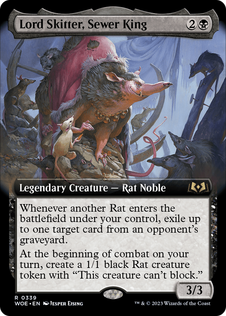 Lord Skitter, Sewer King (Extended Art) [Wilds of Eldraine] - The Mythic Store | 24h Order Processing