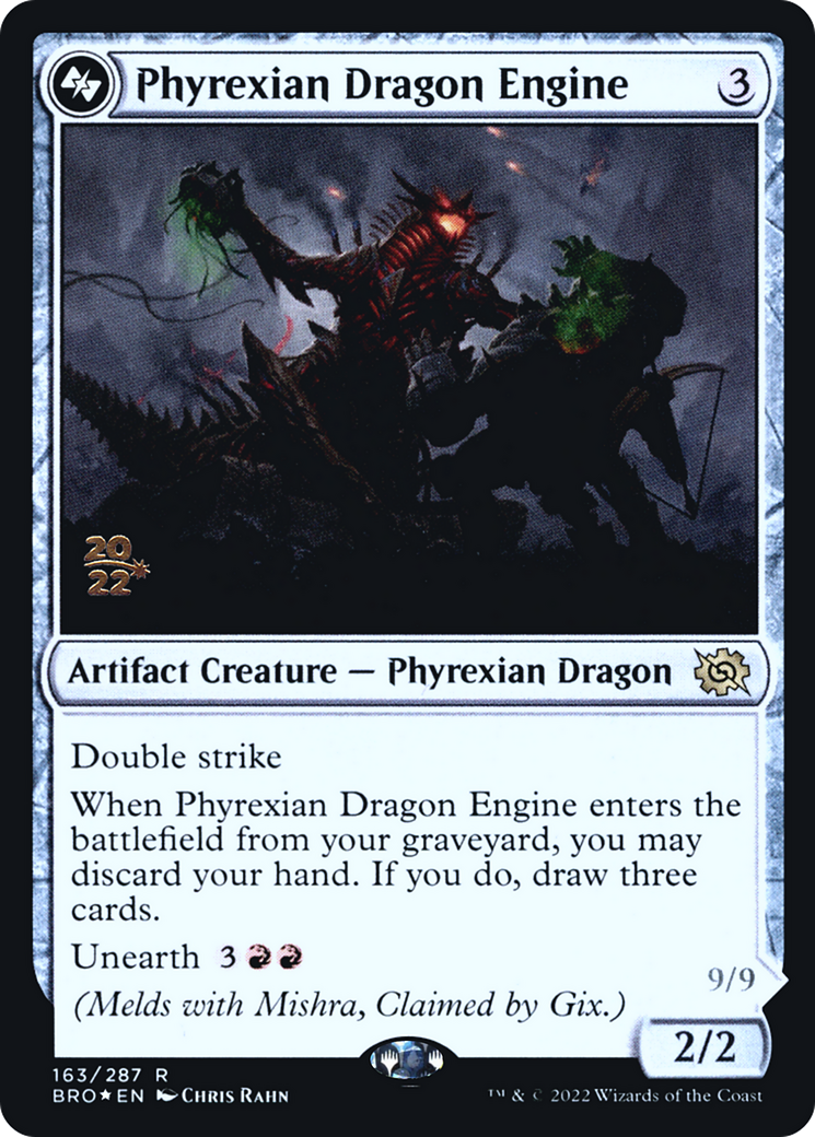 Phyrexian Dragon Engine [The Brothers' War Prerelease Promos] - The Mythic Store | 24h Order Processing