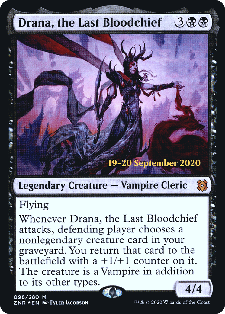 Drana, the Last Bloodchief [Zendikar Rising Prerelease Promos] - The Mythic Store | 24h Order Processing