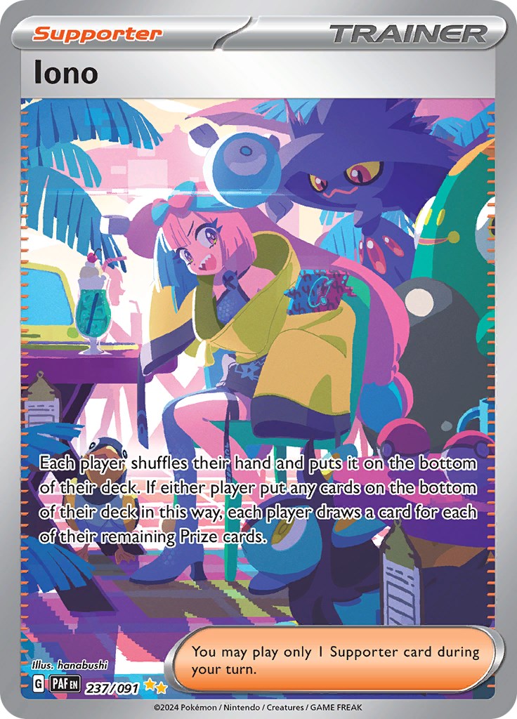 Iono (237/091) [Scarlet & Violet: Paldean Fates] - The Mythic Store | 24h Order Processing
