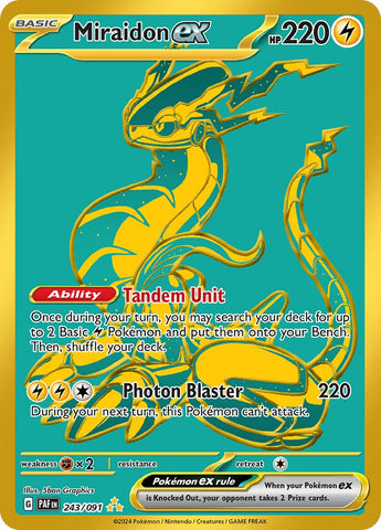 Miraidon ex (243/091) [Scarlet & Violet: Paldean Fates] - The Mythic Store | 24h Order Processing