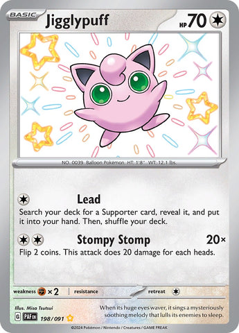 Jigglypuff (198/091) [Scarlet & Violet: Paldean Fates] - The Mythic Store | 24h Order Processing